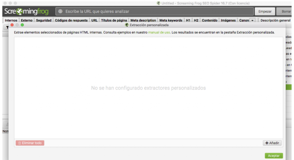 Captura de pantalla 2022 10 21 a las 11.26.15 Extracciones personalizadas con Screaming Frog