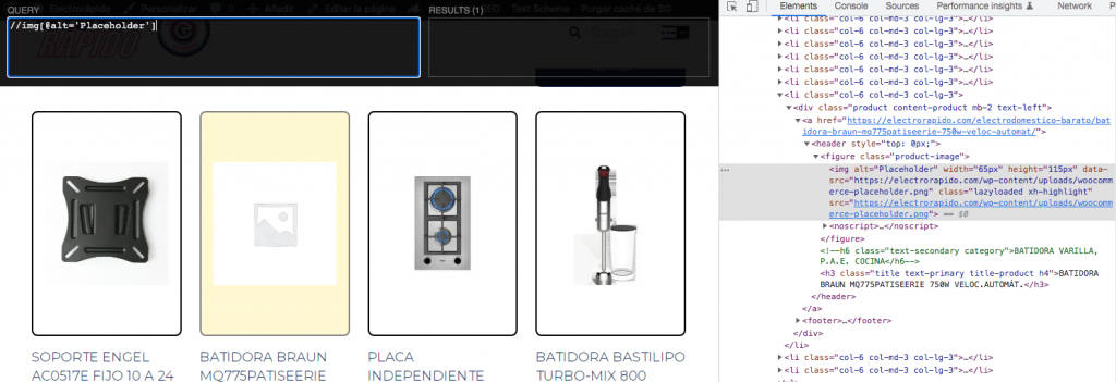 Xpath helper para utilizar el selector Xpath